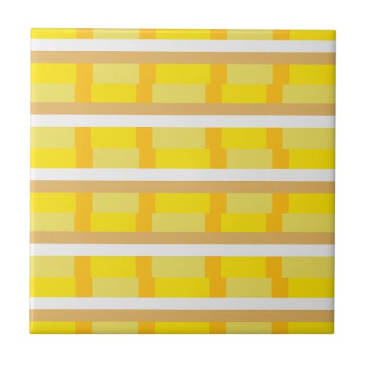 70s Retro Abstract Zeventig Jaren 70s Tegeltje (Voorkant)
