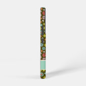 70s Retro Bloem Personalized Samsung Galaxy Hoesje (Rechterkant)