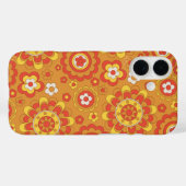 70s Retro Bloemen Case-Mate iPhone Case (Achterkant (horizontaal))