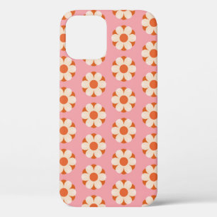 70s Retro bloemstroompatroon backgroundretro, 70 Case-Mate iPhone Case