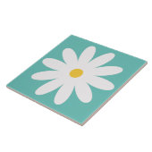 70s retro-bloemtiel tegeltje (Zijkant)