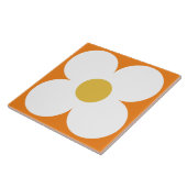 70s retro-bloemtiel tegeltje (Zijkant)