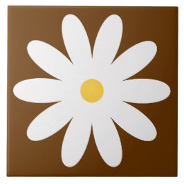 70s retro-bloemtiel tegeltje