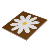 70s retro-bloemtiel tegeltje (Zijkant)