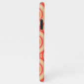 70s Retro Circular Geometric Pattern. iPhone Hoesje (Rechterkant)