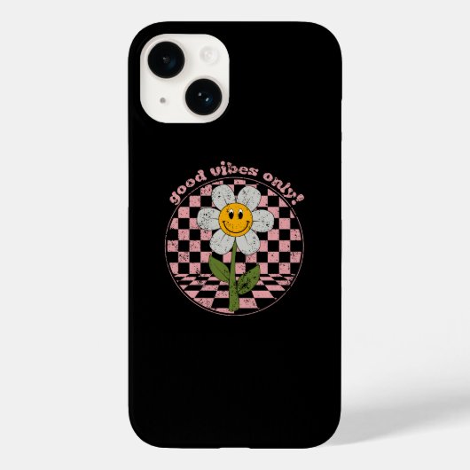 70's Retro Daisy | Alleen goede steekproeven Case-Mate iPhone Case (Achterkant)