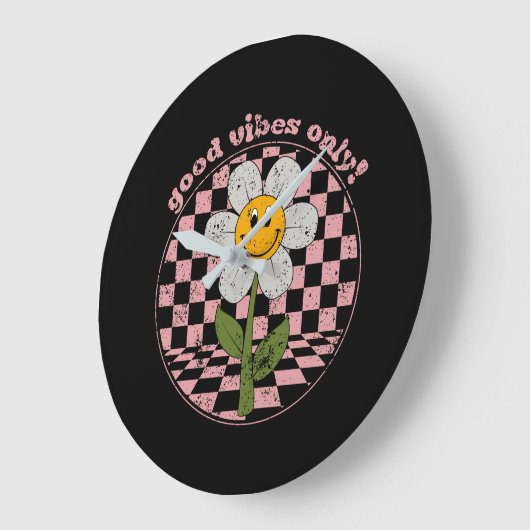 70's Retro Daisy | Alleen goede steekproeven Grote Klok (Hoek)