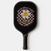 70's Retro Daisy | Alleen goede steekproeven Pickleball Paddle (Achterkant)