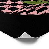 70's Retro Daisy | Alleen goede steekproeven Poster (Hoek)