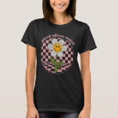 70's Retro Daisy | Alleen goede steekproeven T-shirt (Voorkant)
