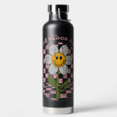 70's Retro Daisy | Alleen goede steekproeven Waterfles (Links)