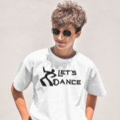 70s retro Disco muziekvibes Let's dans T-shirt
