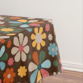 70's Retro Flower Pattern Tafelkleed (Voorbeeld)