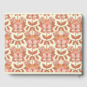 70s Retro geïnspireerde bruiloft Gastenboek (Achterkant)