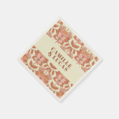 70s Retro geïnspireerde bruiloft Servet (Hoek)