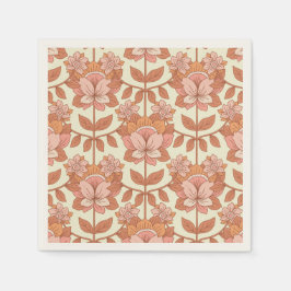 70s Retro geïnspireerde bruiloft Servet