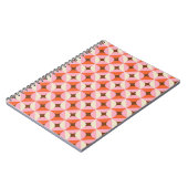 70s Retro Geometric Pattern Notitieboek (Linkerzijde)