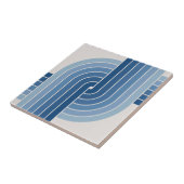 70s Retro Geometrisch Ontwerp Tegeltje (Zijkant)