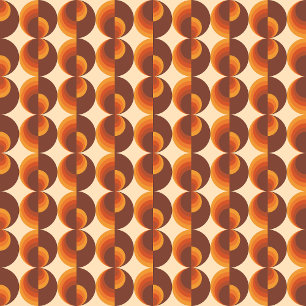 70s Retro Geometrisch Patroon Kussen