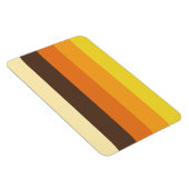 70s Retro Gestreept Kleurpatroon Magneet (Rechterzijde)