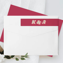 70's Retro Groovy Viva Magenta Wedding