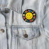 70s Retro Hippie Sublimatie Bundel Button (In situ)