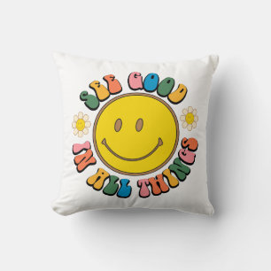 70s Retro Hippie Sublimatie Bundel Kussen