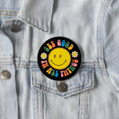 70s Retro Hippie Sublimatie Bundel Ronde Button 7,6 Cm (In situ)