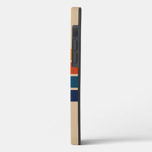 70s Retro iPhone 12 Pro Case (Achterkant / Links)