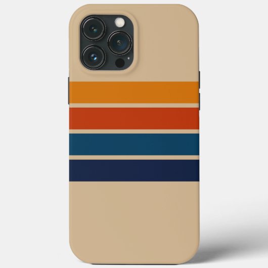 70s Retro iPhone 13 Pro Max Hoesje (Achterkant)