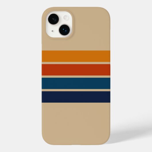 70s Retro iPhone 14 Plus Case (Achterkant)