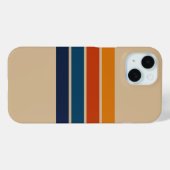 70s Retro iPhone 15 Case (Achterkant (horizontaal))