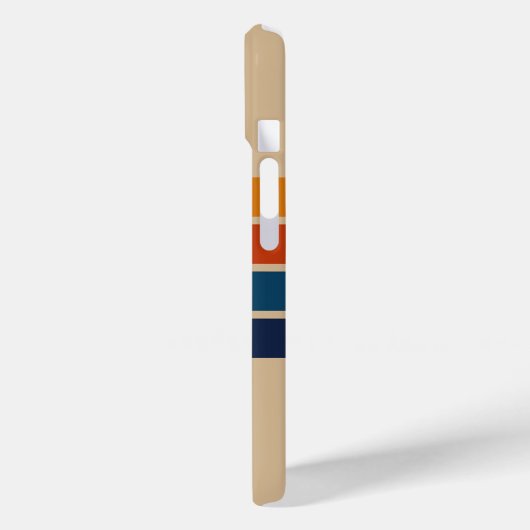 70s Retro iPhone 15 Case (Achterkant / Links)