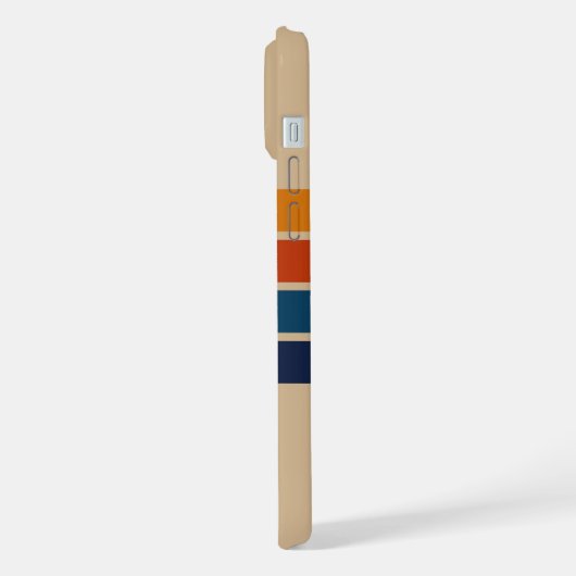 70s Retro iPhone 15 Plus Case iPhone Hoesje (Linkerkant)