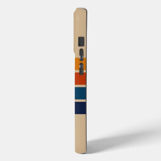 70s Retro iPhone 15 Pro Case (Achterkant / Links)