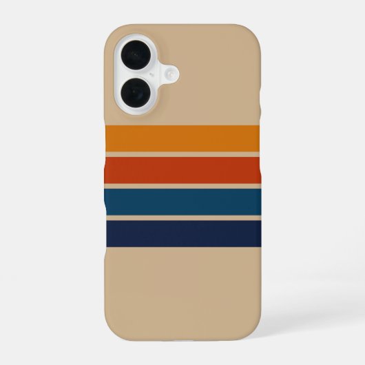 70s Retro iPhone 16 Case Hoesje (Achterkant)