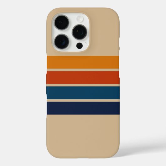 70s Retro iPhone 16 Pro Case (Achterkant)