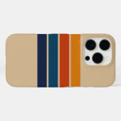 70s Retro iPhone 16 Pro Case (Achterkant (horizontaal))