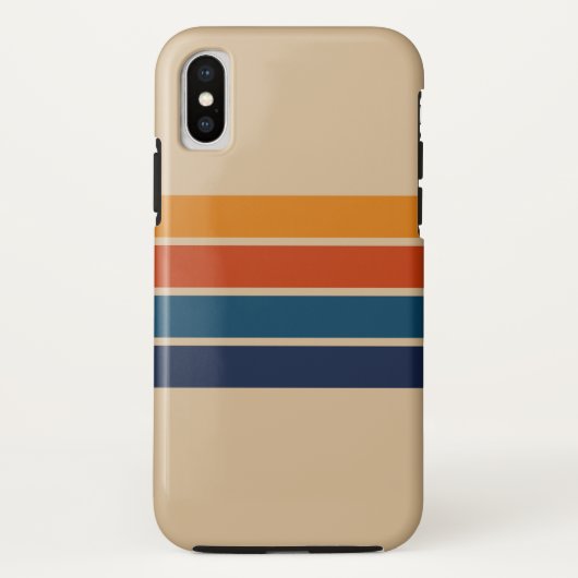 70s Retro iPhone XS Hoesje (Achterkant)