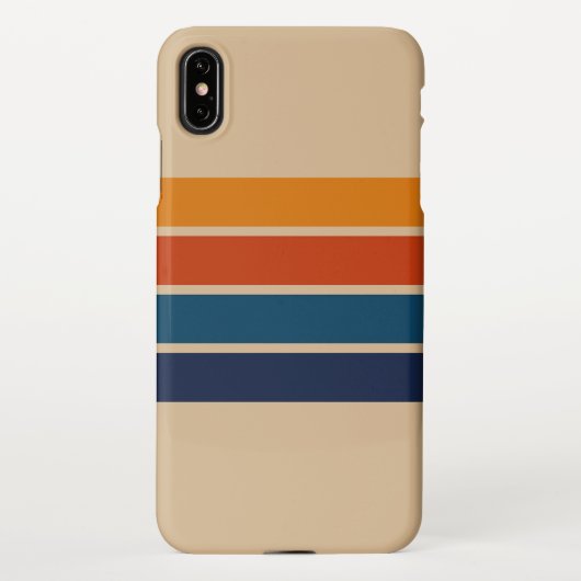 70s Retro iPhone XS Max Case iPhone Hoesje (Achterkant)