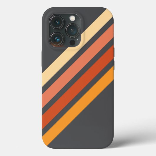 70s Retro kleurrijke strips Case-Mate iPhone Case (Achterkant)