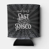 70s Retro Laatste Disco Vrijgezellenfeest Weekend  Blikjeskoeler (Achterkant)