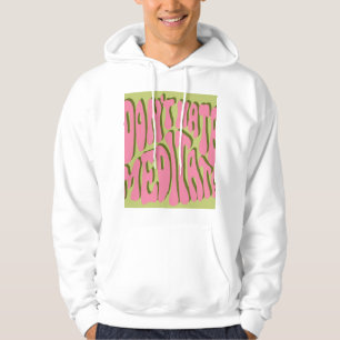 70s Retro: 'Meditate' Motivatie Poster Hoodie