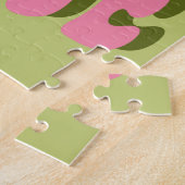 70s Retro: 'Meditate' Motivatie Poster Legpuzzel (Zijkant)