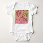 70s Retro: 'Meditate' Motivatie Poster Romper (Voorkant)