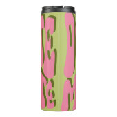 70s Retro: 'Meditate' Motivatie Poster Thermosbeker (Achterkant)