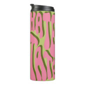 70s Retro: 'Meditate' Motivatie Poster Thermosbeker (Geroteerd rechts)