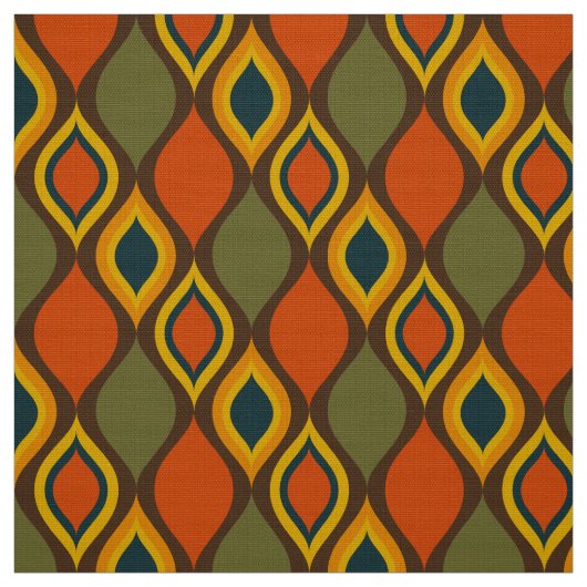 70s retro mod fabric stof (Swatch)