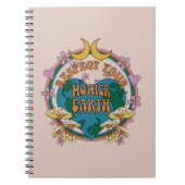 70's Retro Moeder Aarde Grafisch Notitieboek (Voorkant)