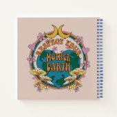 70's Retro Moeder Aarde Grafisch Notitieboek (Achterkant)